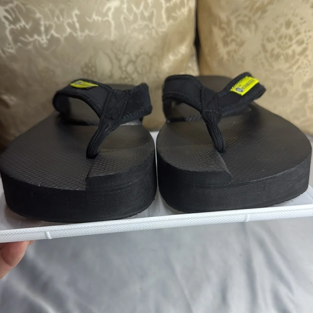 (S2)‎ The Healing Sole- Black For Plantar Fasciitis Men's Size 12.5 Flip Flops